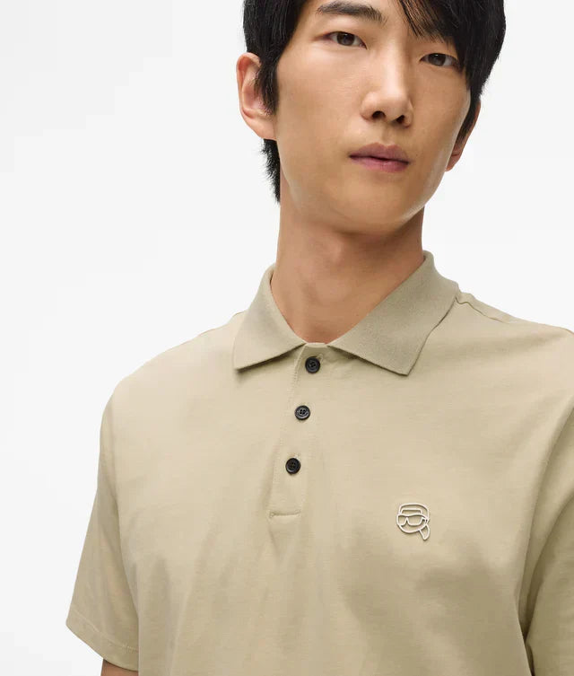 Karl Lagerfeld Ikon jersey polo shirt