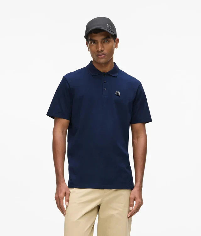 Karl Lagerfeld Ikon jersey polo shirt