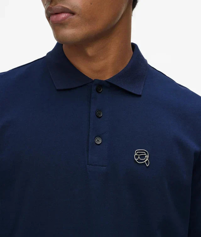 Karl Lagerfeld Ikon jersey polo shirt