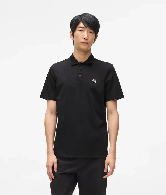 Karl Lagerfeld Ikon jersey polo shirt