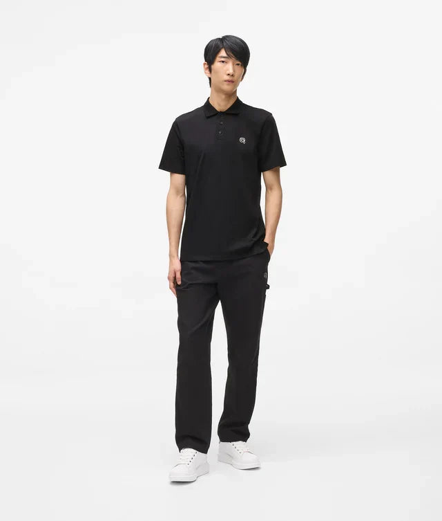 Karl Lagerfeld Ikon jersey polo shirt
