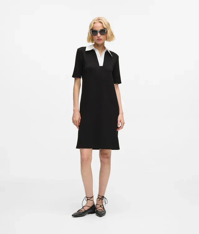 Karl Lagerfeld Women's Signature collar polo dress