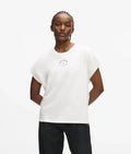 Karl Lagerfeld Women's Rue St-Guillaume glitter T-shirt