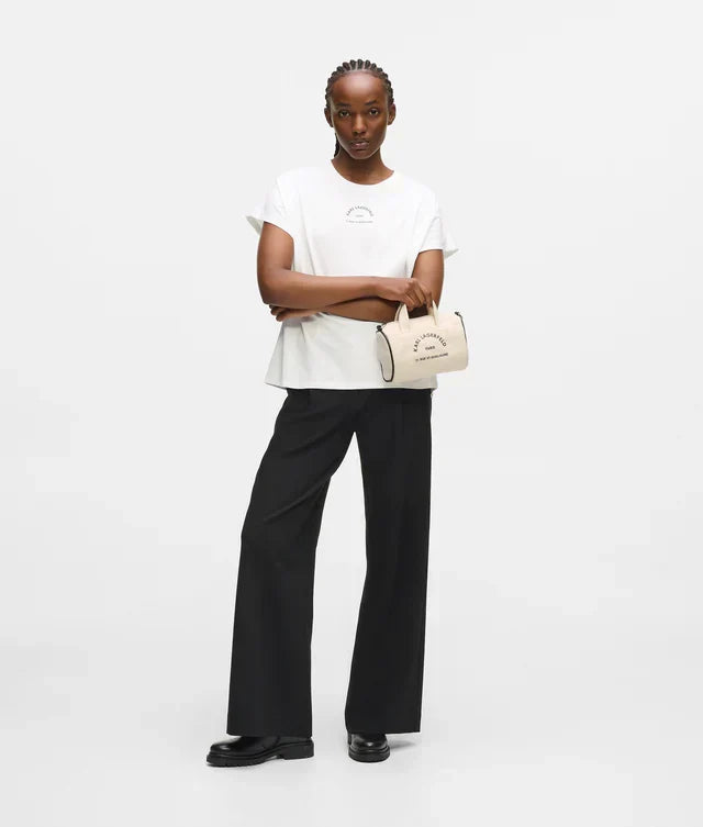 Karl Lagerfeld Women's Rue St-Guillaume glitter T-shirt