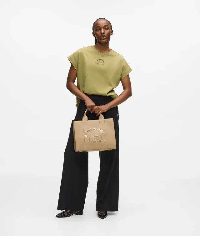 Karl Lagerfeld Women's Rue St-Guillaume glitter T-shirt
