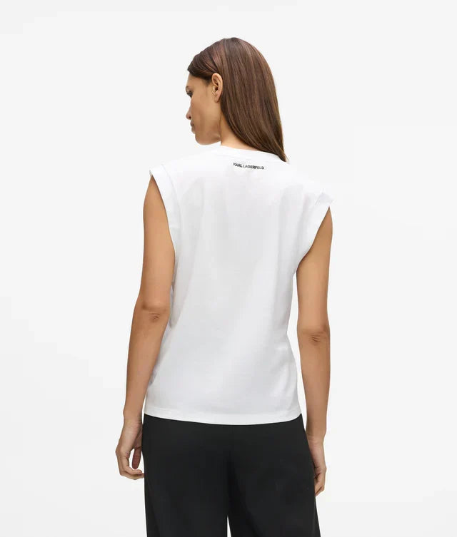 Karl Lagerfeld Women's Ikon V-neck tank top