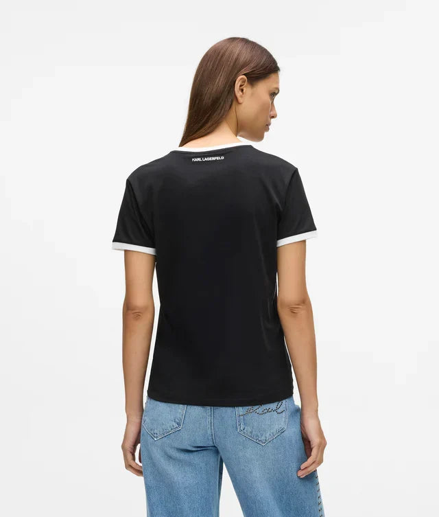 Karl Lagerfeld Women's Ikon Signature Choupette T-shirt