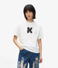 Karl Lagerfeld Women's K artwork T-shirt