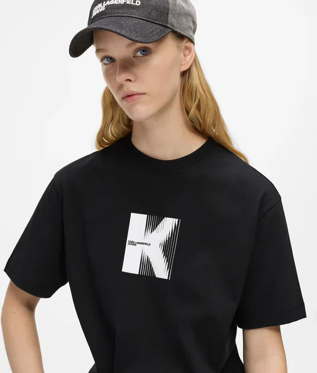 Karl Lagerfeld Women's K artwork T-shirt