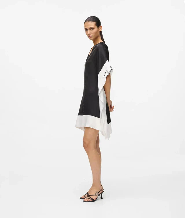 Karl Lagerfeld Women's Signature wide sleeve dress