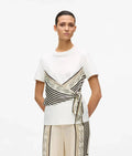 Karl Lagerfeld Women's Scarf print T-shirt