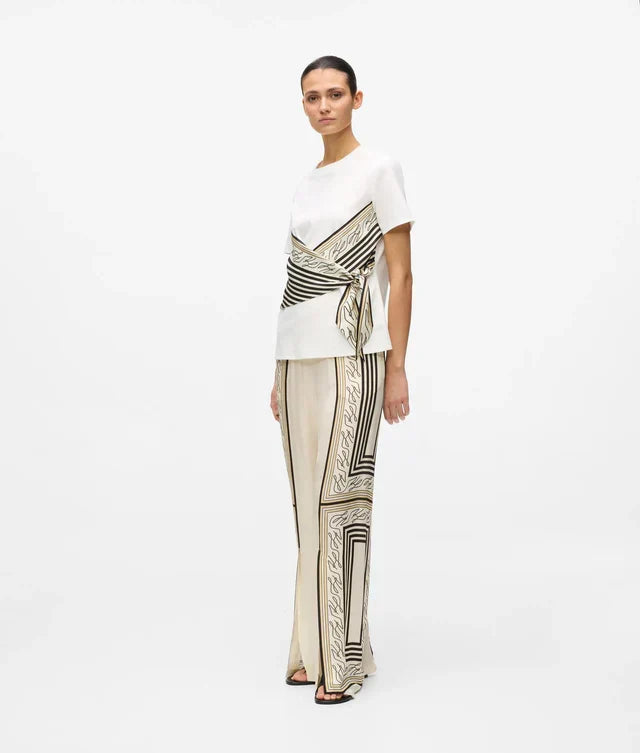 Karl Lagerfeld Women's Scarf print T-shirt