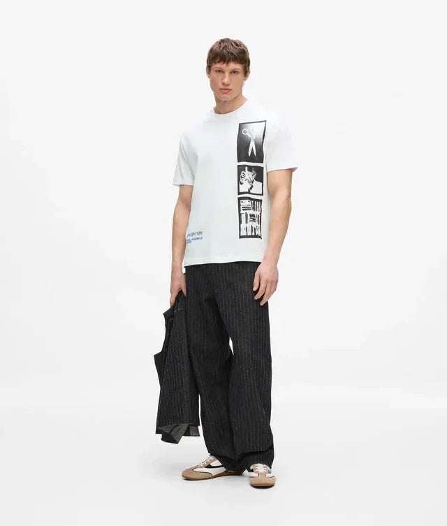 Karl Lagerfeld Polaroid print T-shirt