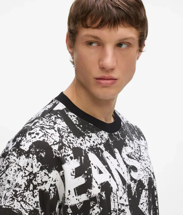 Karl Lagerfeld Relaxed all-over graphic T-shirt