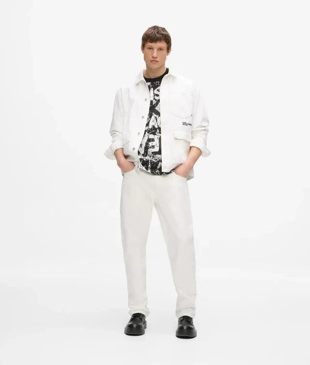 Karl Lagerfeld Relaxed all-over graphic T-shirt
