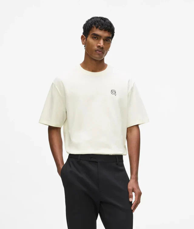 Karl Lagerfeld Ikon graphic print T-shirt
