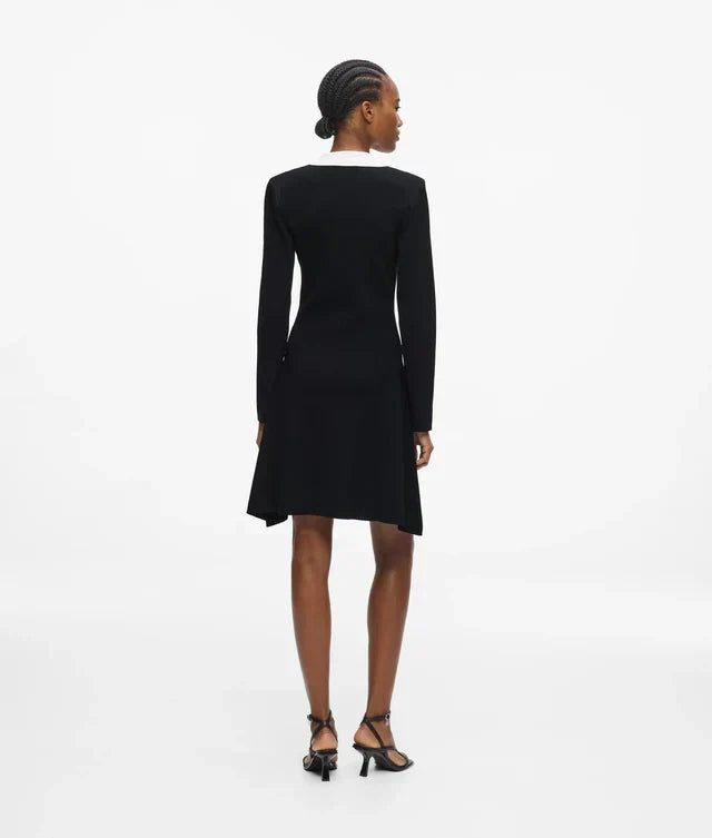 Karl Lagerfeld Women's Monochrome knit blazer dress