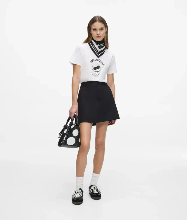 Karl Lagerfeld Women's Exclusive Ikon Choupette graphic T-shirt
