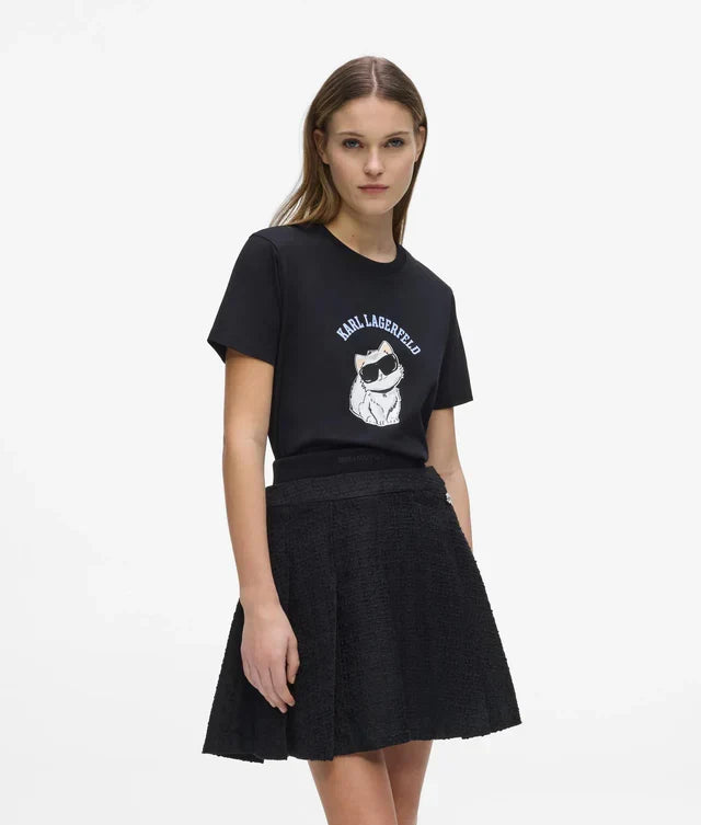 Karl Lagerfeld Women's Exclusive Ikon Choupette graphic T-shirt