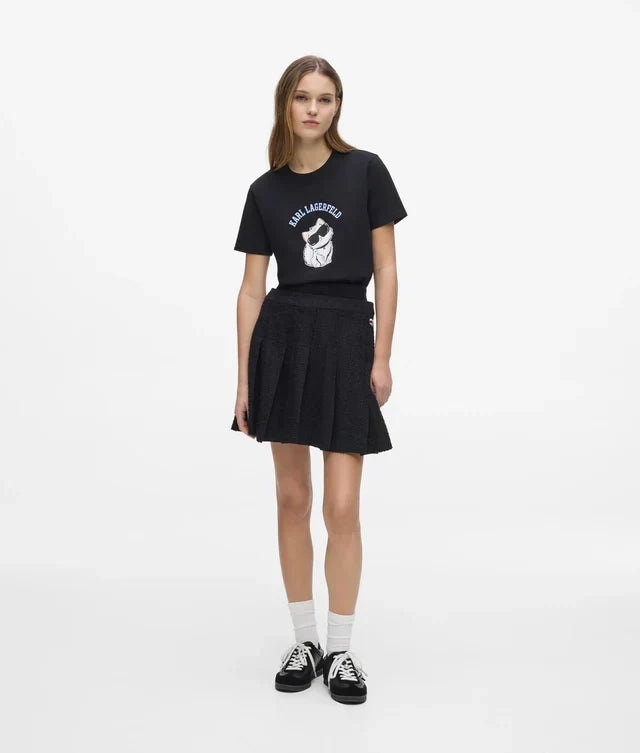 Karl Lagerfeld Women's Exclusive Ikon Choupette graphic T-shirt