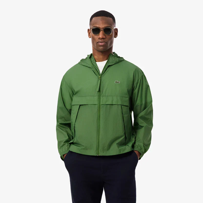 Lacoste Water-repellent lightweight packable jacket