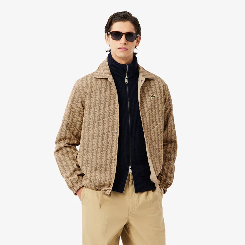 Lacoste Water-repellent lightweight packable jacket