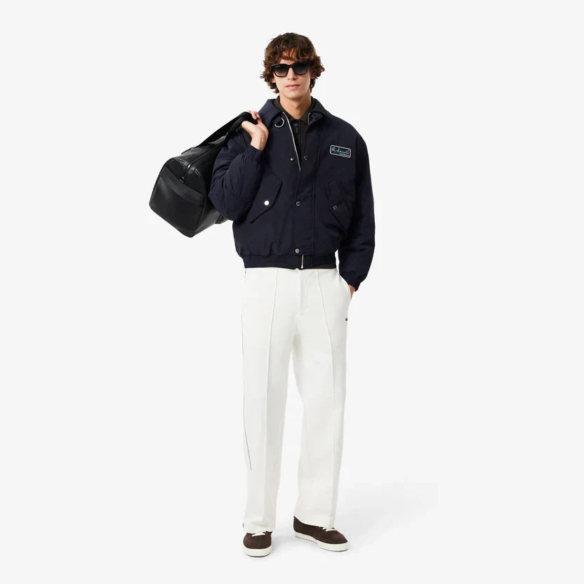 Lacoste Water-repellent aviator badge jacket