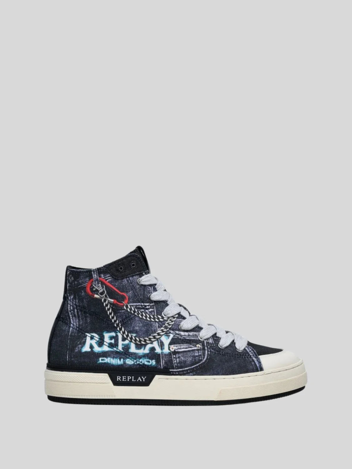 Replay Men's Raily Denim Navy sneakers