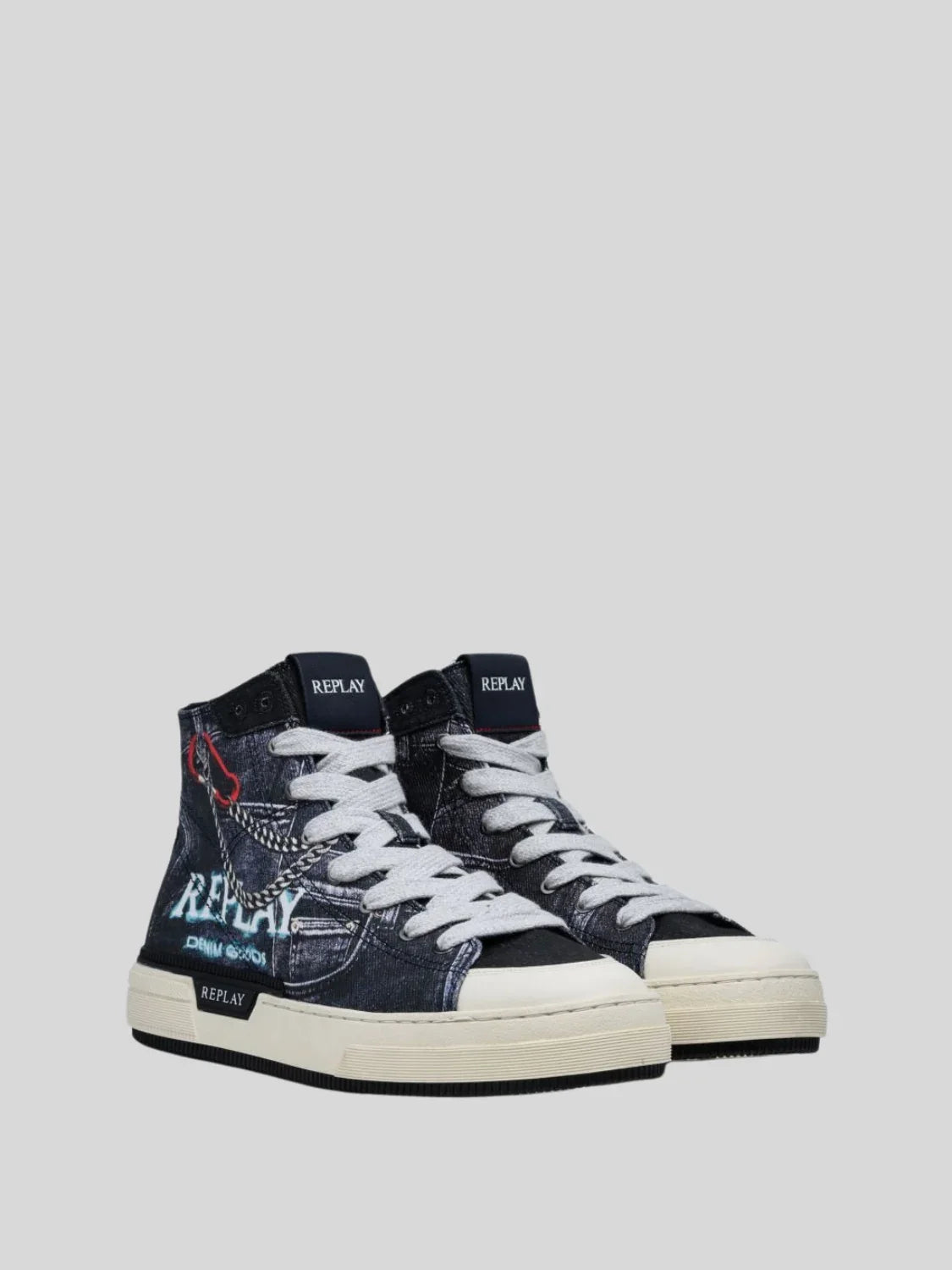 Replay Men's Raily Denim Navy sneakers