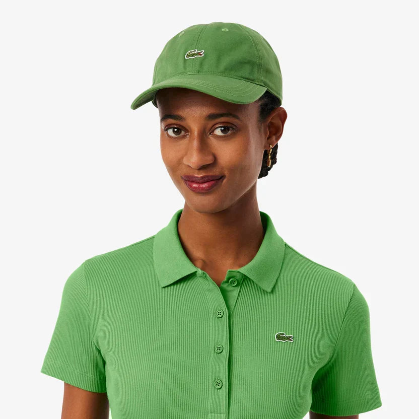 Lacoste Women's Slim fit l.12.d ribbed cotton polo shirt