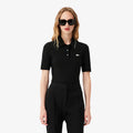 Lacoste Women's L.12.d slim fit diamanté pop polo shirt