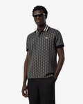 Lacoste Classic fit monogram jacquard polo shirt