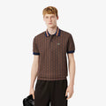 Lacoste Classic fit monogram jacquard polo shirt
