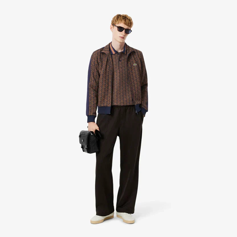 Lacoste Classic fit monogram jacquard polo shirt
