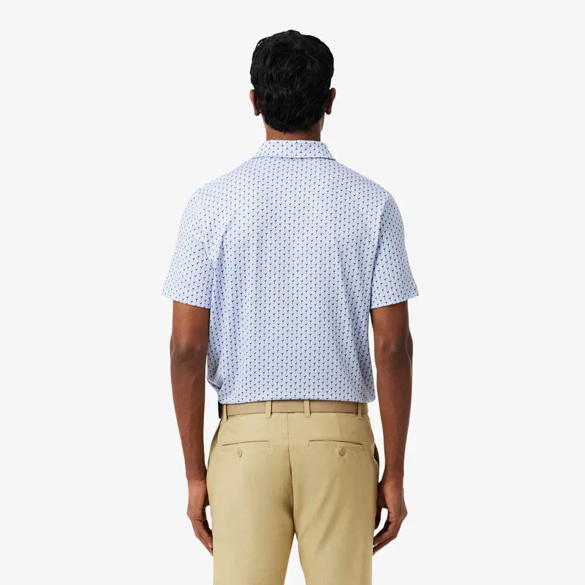 Lacoste Regular fit printed golf polo shirt
