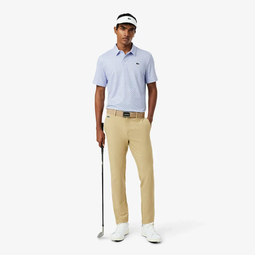 Lacoste Regular fit printed golf polo shirt