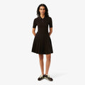 Lacoste Women's Pleated polo collar dress