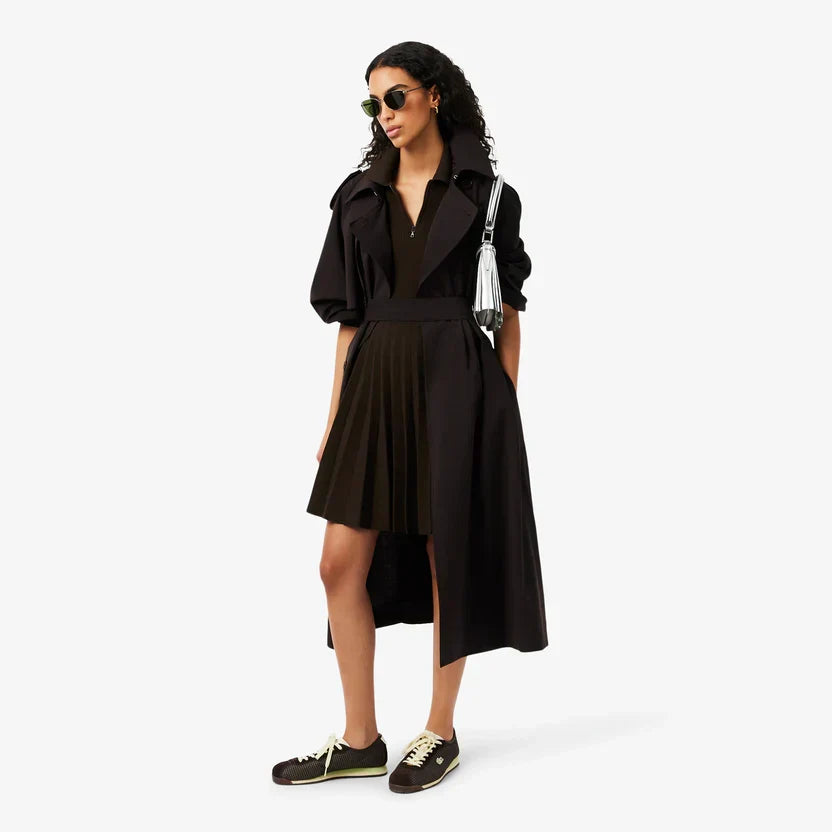 Lacoste Women's Pleated polo collar dress