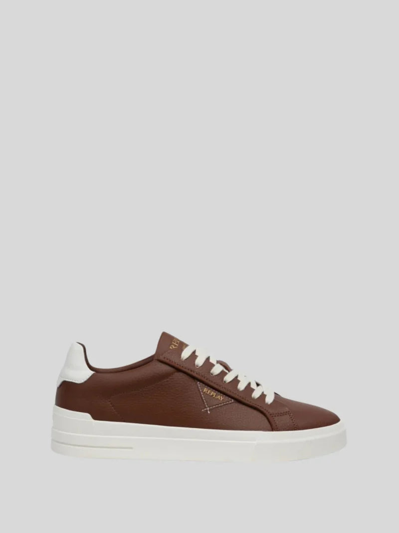 Replay Men's Evan class Cuoio sneakers