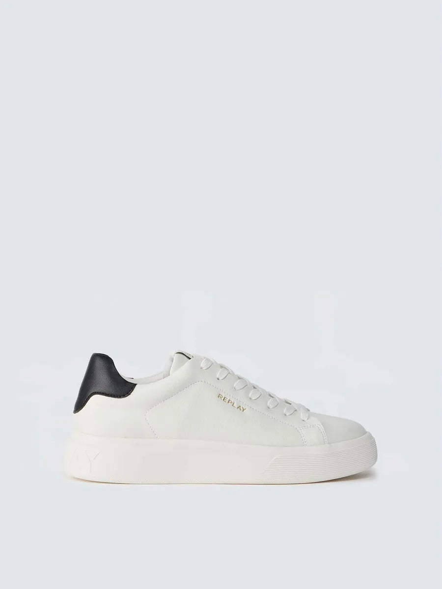 Replay Men's Notting action white sneakers