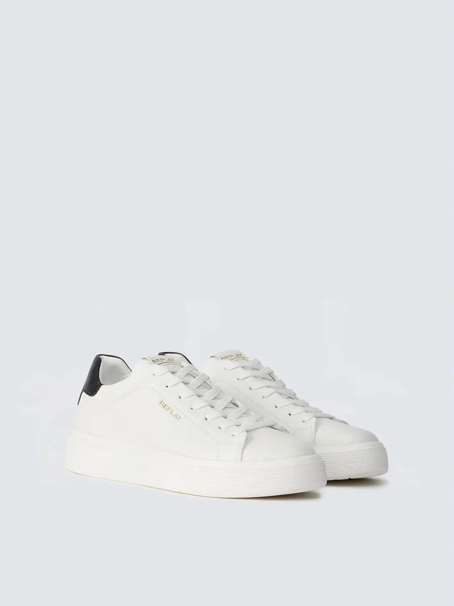 Replay Men's Notting action white sneakers