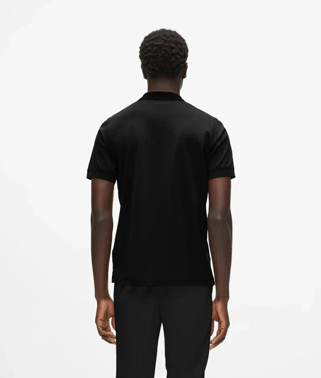 Karl Lagerfeld Square-button polo shirt