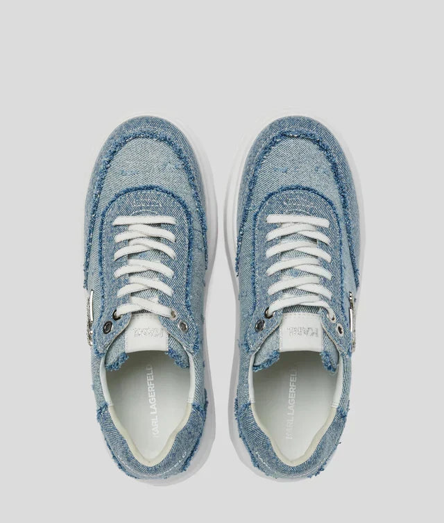 Karl Lagerfeld Women's Anakapri Autograph denim sneakers