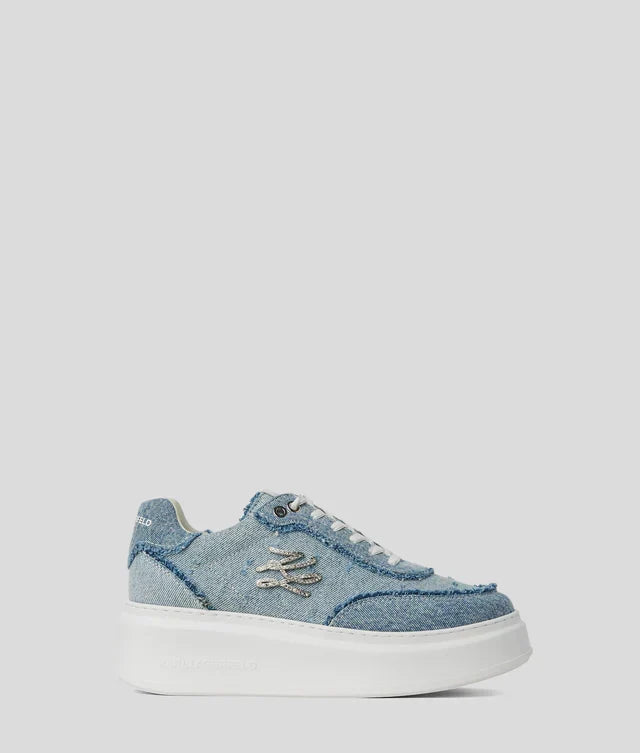 Karl Lagerfeld Women's Anakapri Autograph denim sneakers