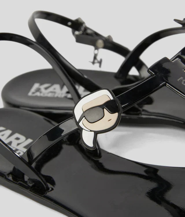 Karl Lagerfeld Women's Ikon NFT jelly sandals