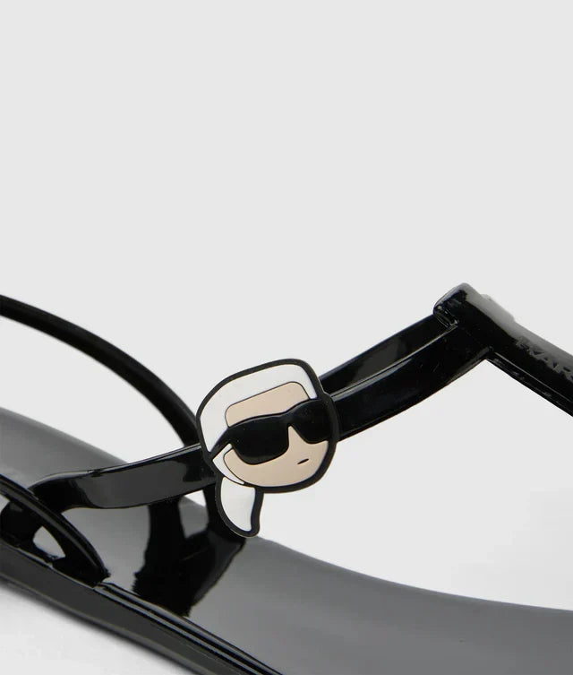 Karl Lagerfeld Women's Ikon NFT jelly sandals