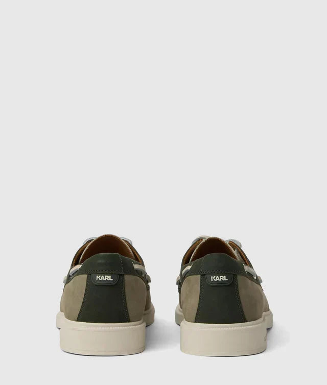 Karl Lagerfeld Kori tri-color boat shoes