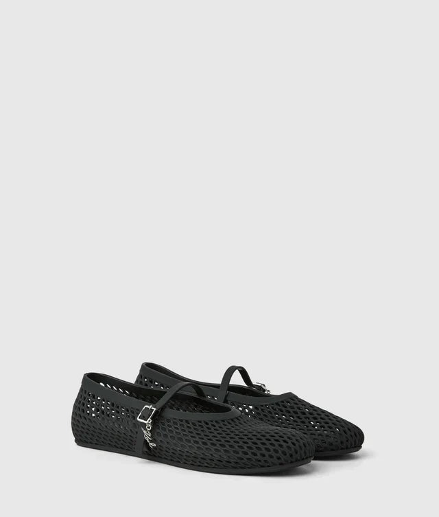 Karl Lagerfeld Women's Jelly ballet strap pumps