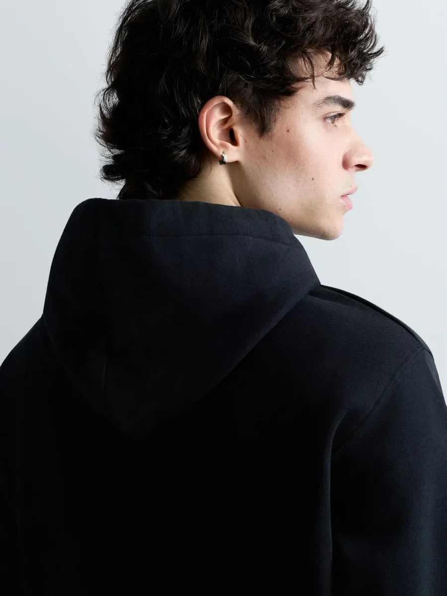 REPLAY MEN'S HOODIE WITH LETTERING