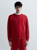 REPLAY MEN'S TERRY COTTON SWEATSHIRT WITH R EMBROIDERY